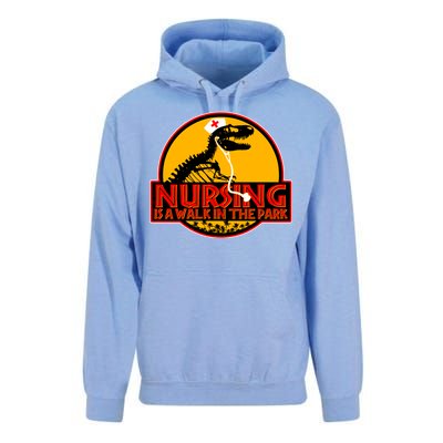 Nursing Is A Walk In The Park Funny Unisex Surf Hoodie