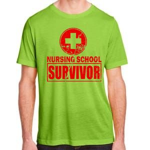 Nursing School Survivor Adult ChromaSoft Performance T-Shirt