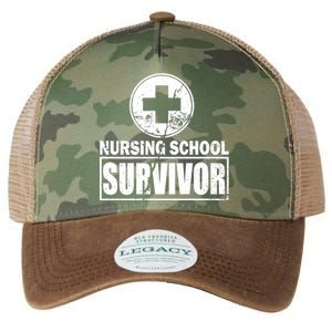 Nursing School Survivor Legacy Tie Dye Trucker Hat