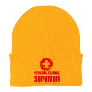 Nursing School Survivor Knit Cap Winter Beanie