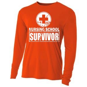 Nursing School Survivor Cooling Performance Long Sleeve Crew