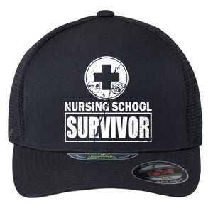 Nursing School Survivor Flexfit Unipanel Trucker Cap