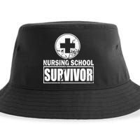 Nursing School Survivor Sustainable Bucket Hat