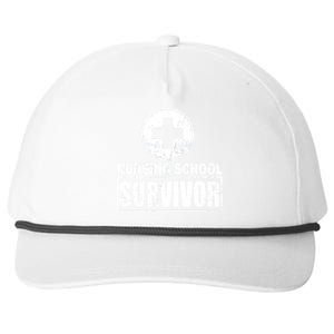 Nursing School Survivor Snapback Five-Panel Rope Hat