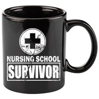 Nursing School Survivor 11oz C Handle Ceramic Mug