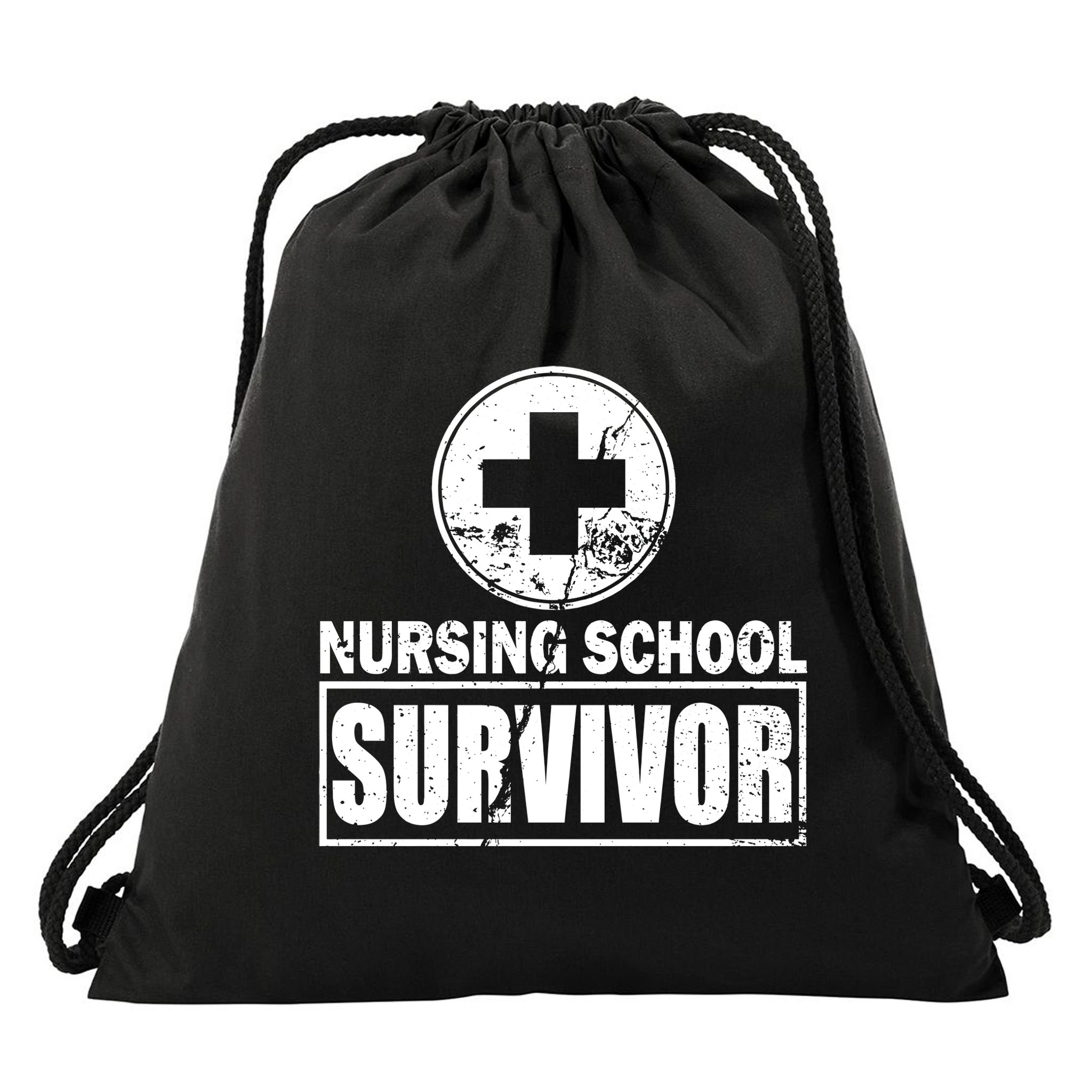 Nursing School Survivor Drawstring Bag