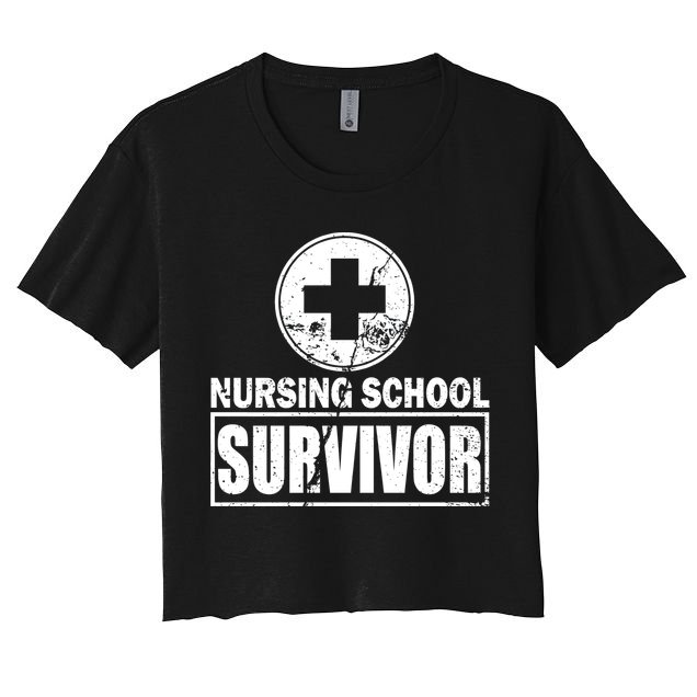 Nursing School Survivor Crop Top