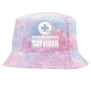 Nursing School Survivor Tie-Dyed Bucket Hat