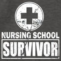 Nursing School Survivor Vector Backpack