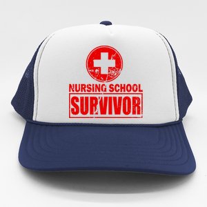 Nursing School Survivor Trucker Hat