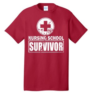 Nursing School Survivor Tall T-Shirt