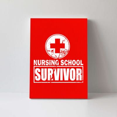 Nursing School Survivor Canvas