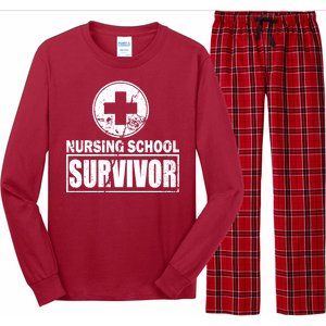 Nursing School Survivor Long Sleeve Pajama Set