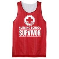 Nursing School Survivor Mesh Reversible Basketball Jersey Tank