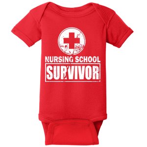 Nursing School Survivor Baby Bodysuit