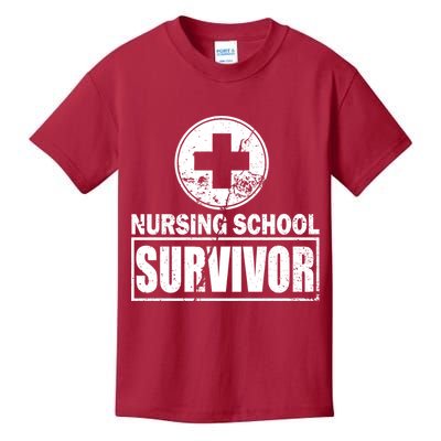 Nursing School Survivor Kids T-Shirt
