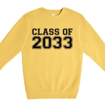 Nurture Class Of 2033 Teacher Students Premium Crewneck Sweatshirt