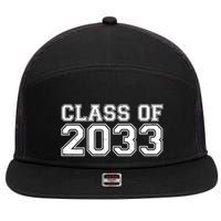 Nurture Class Of 2033 Teacher Students 7 Panel Mesh Trucker Snapback Hat