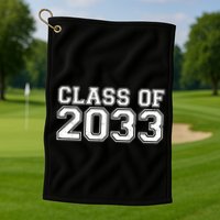 Nurture Class Of 2033 Teacher Students Golf Towel
