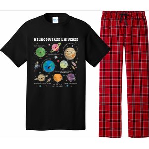 Neurodiverse Universe Space Planet Special Education Teacher Pajama Set