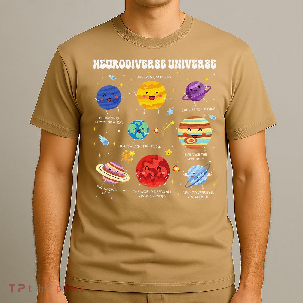 Neurodiverse Universe Space Planet Special Education T-Shirt