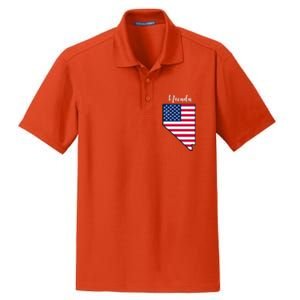 Nevada United States Map Dry Zone Grid Polo