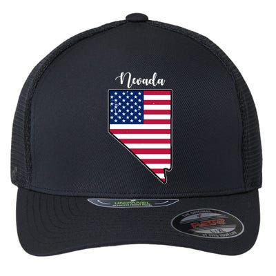 Nevada United States Map Flexfit Unipanel Trucker Cap