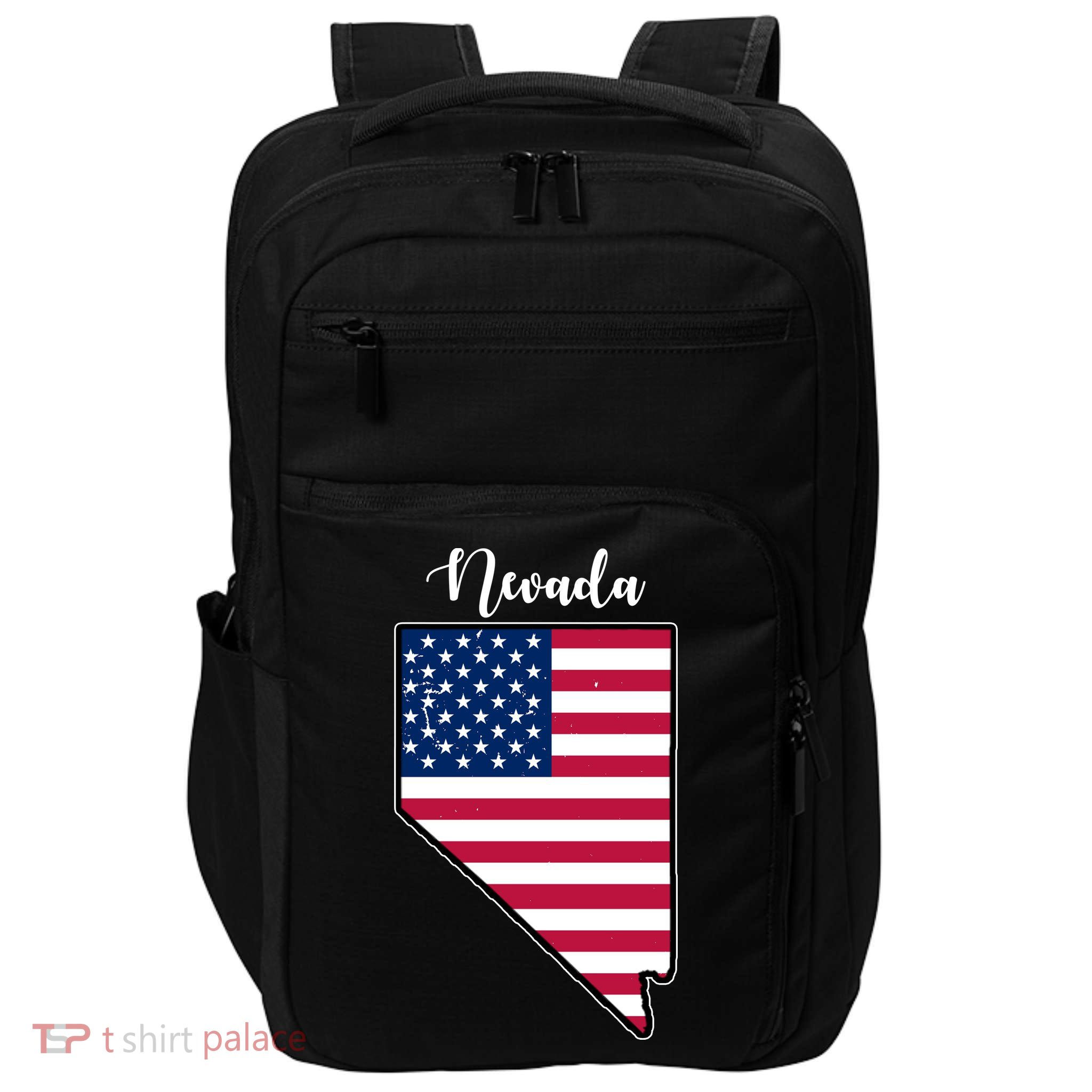 Nevada United States Map Impact Tech Backpack
