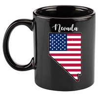 Nevada United States Map 11oz C Handle Ceramic Mug