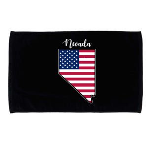 Nevada United States Map Microfiber Hand Towel