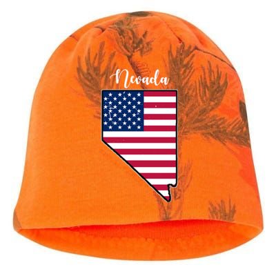 Nevada United States Map Kati - Camo Knit Beanie