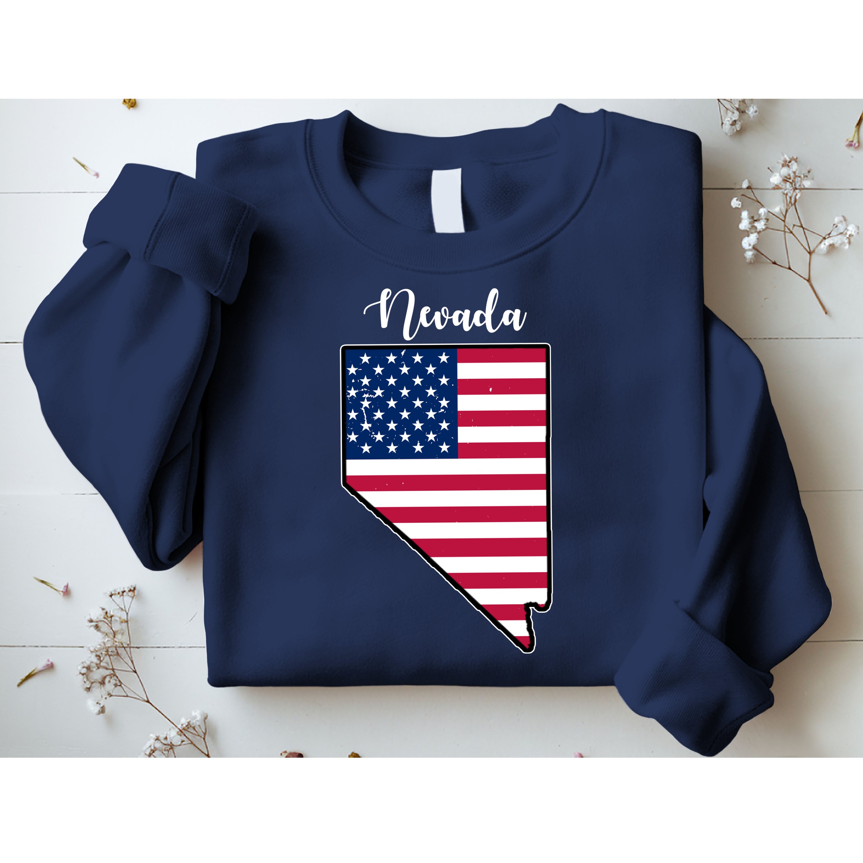 Nevada United States Map Sweatshirt
