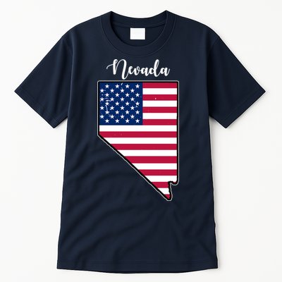 Nevada United States Map Tall T-Shirt