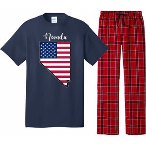 Nevada United States Map Pajama Set