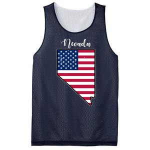 Nevada United States Map Mesh Reversible Basketball Jersey Tank