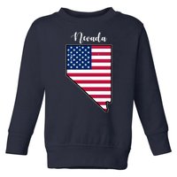 Nevada United States Map Toddler Sweatshirt