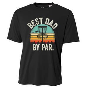 Never Underestimate The Old Guy Funny Disc Golf Dad Frisbee Cooling Performance Crew T-Shirt