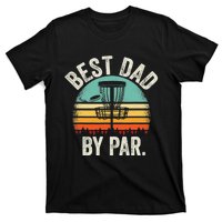 Never Underestimate The Old Guy Funny Disc Golf Dad Frisbee T-Shirt