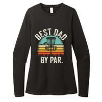 Never Underestimate The Old Guy Funny Disc Golf Dad Frisbee Womens CVC Long Sleeve Shirt