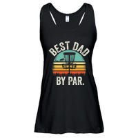 Never Underestimate The Old Guy Funny Disc Golf Dad Frisbee Ladies Essential Flowy Tank