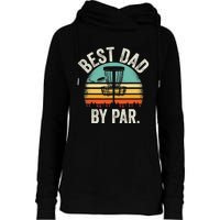 Never Underestimate The Old Guy Funny Disc Golf Dad Frisbee Womens Funnel Neck Pullover Hood