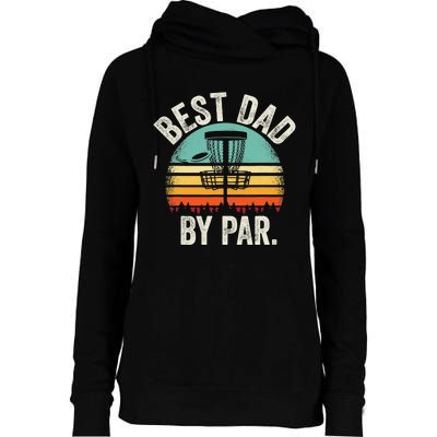 Never Underestimate The Old Guy Funny Disc Golf Dad Frisbee Womens Funnel Neck Pullover Hood