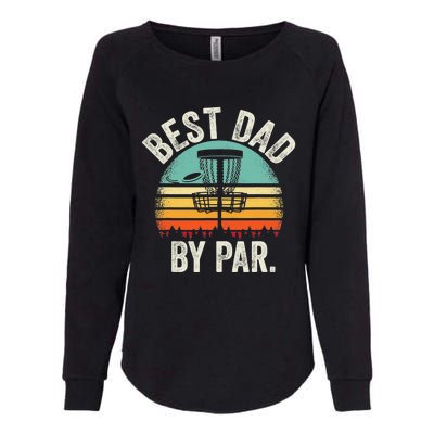 Never Underestimate The Old Guy Funny Disc Golf Dad Frisbee Womens California Wash Sweatshirt