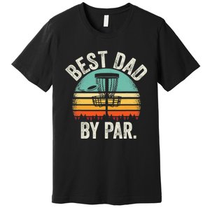 Never Underestimate The Old Guy Funny Disc Golf Dad Frisbee Premium T-Shirt