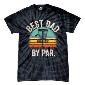 Never Underestimate The Old Guy Funny Disc Golf Dad Frisbee Tie-Dye T-Shirt