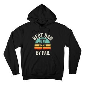 Never Underestimate The Old Guy Funny Disc Golf Dad Frisbee Tall Hoodie