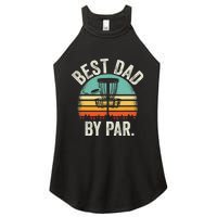 Never Underestimate The Old Guy Funny Disc Golf Dad Frisbee Women’s Perfect Tri Rocker Tank