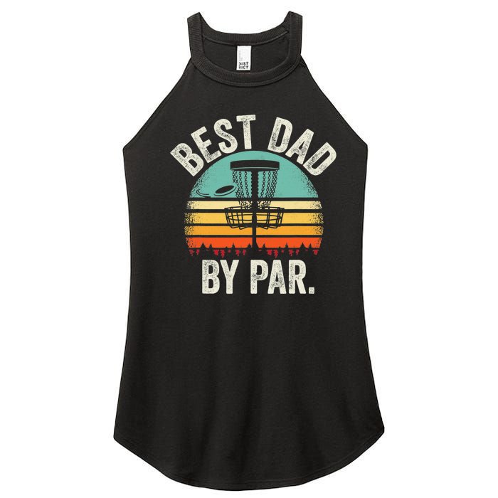 Never Underestimate The Old Guy Funny Disc Golf Dad Frisbee Women’s Perfect Tri Rocker Tank