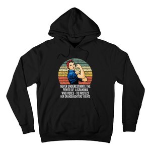 Never Underestimate The Power Of A Grandma Who Votes Hoodie