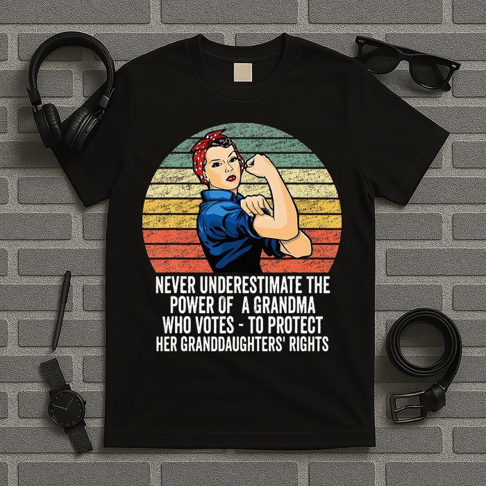 Never Underestimate The Power Of A Grandma Who Votes T-Shirt